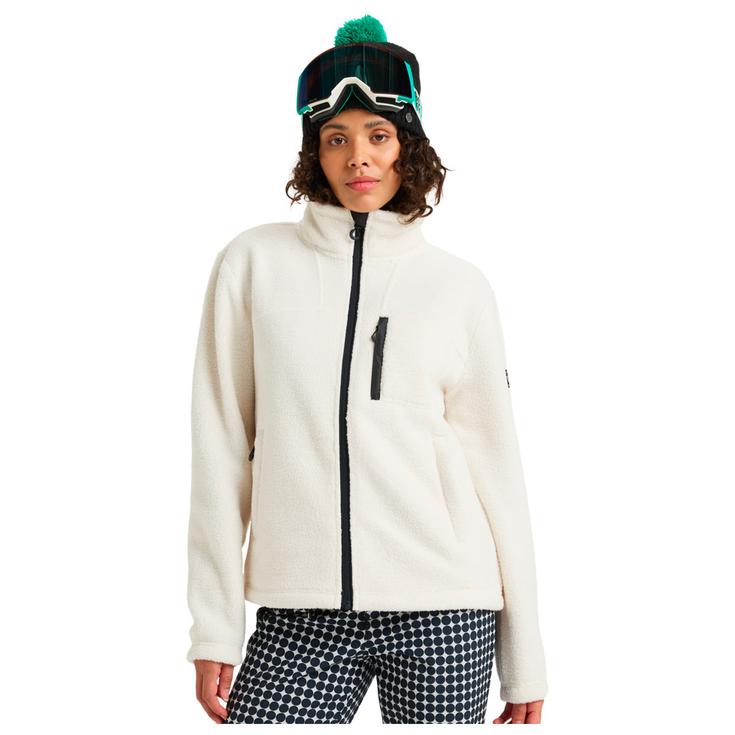 Roxy Polaire Alabam Full Zip Solid Whisper White Présentation
