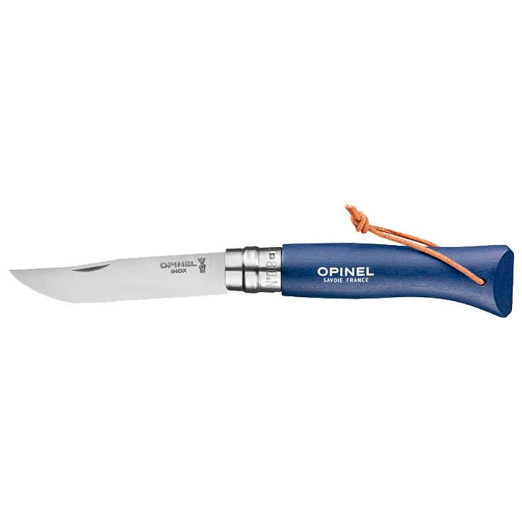 Opinel Couteaux (couverts) N°08 Baroudeur Bleu Fonce Présentation