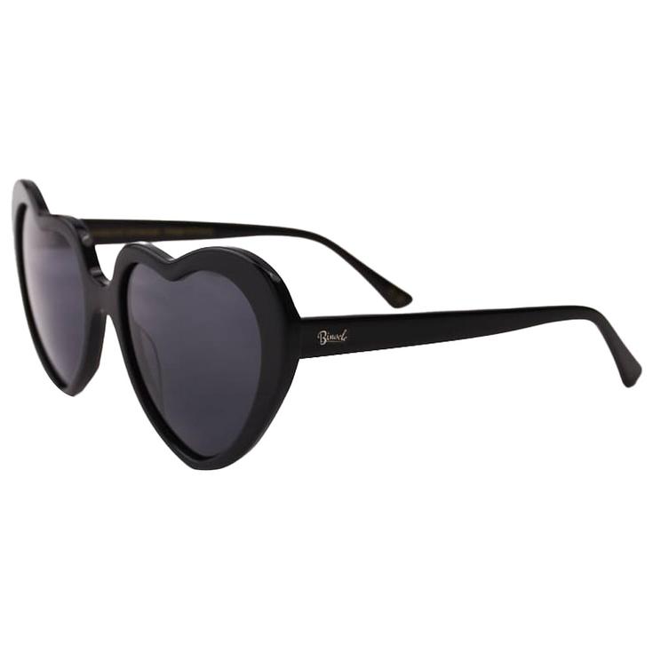 Binocle Eyewear Lunettes de soleil Venezia Shiny Black Gradient Grey Polarized Présentation