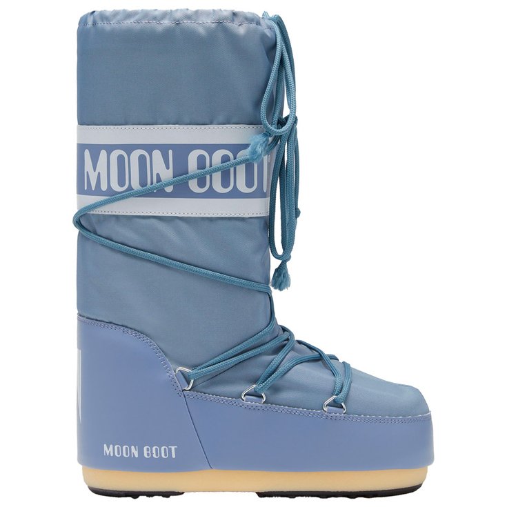 Moon Boot Chaussures après-ski Icon Nylon Elephant Grey Présentation