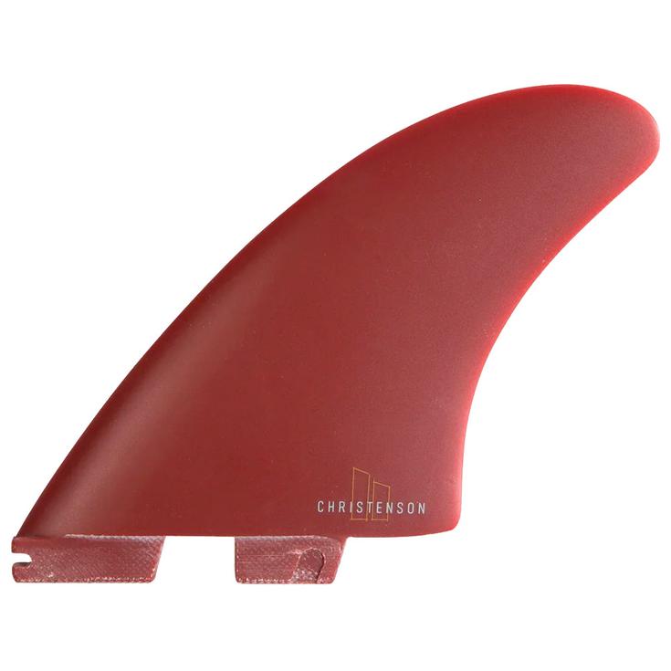 Fcs Ailerons Surf II Christenson Twin Blood Red Présentation