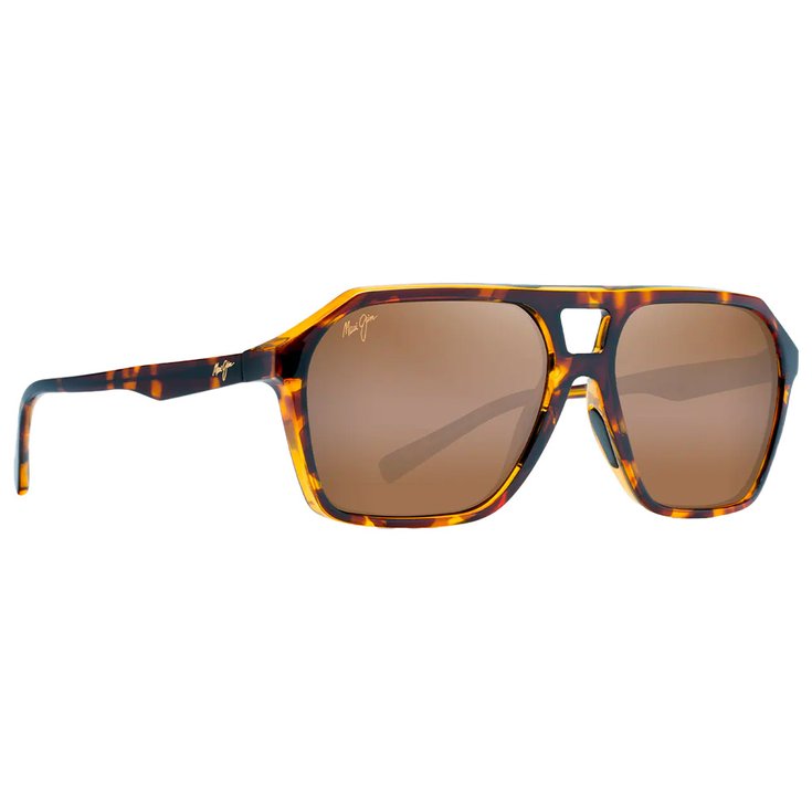 Maui Jim Lunettes de soleil Wedges Ecaille Ambre Hcl Bronze Mineral Superthin Présentation
