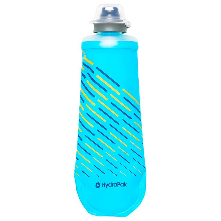 Hydrapak Gourde SoftFlask 250ml Malibu Blue Présentation