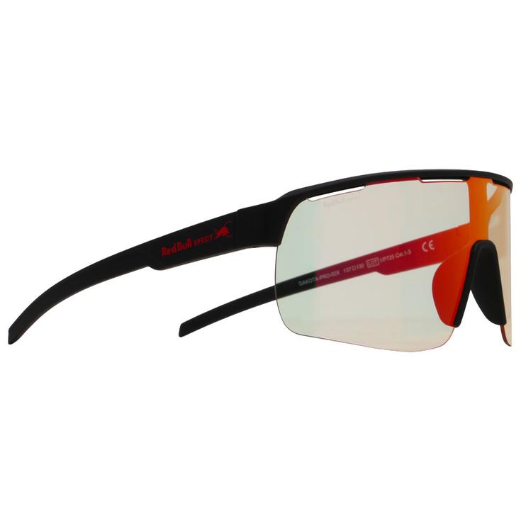 Red Bull Spect Lunettes de soleil Dakota Pro Black Photochromic Red Mirror Présentation