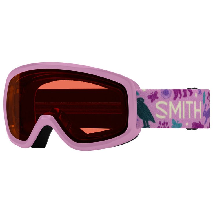 Smith Masque de Ski Snowday Jr Proper Pink Forest Friends Ignitor Mirror Présentation