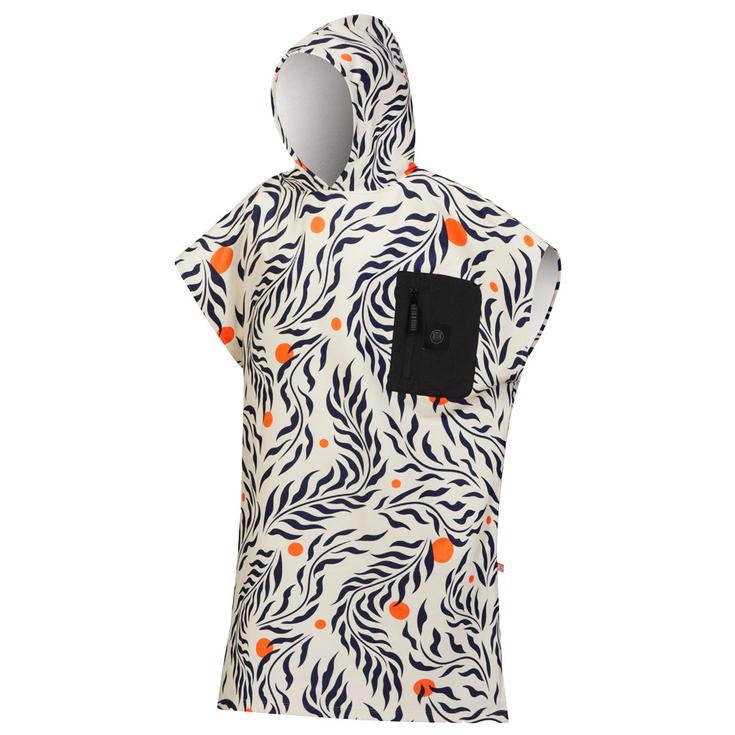 After Essentials Poncho Surf Tech Pocket Series Feather Leaves Présentation