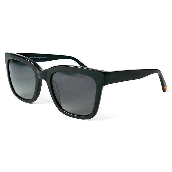 Binocle Eyewear Lunettes de soleil Gina Black Grey Polarized Présentation