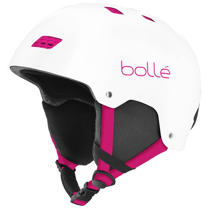 Bollé Casque B-Slide White Pink Matte Présentation