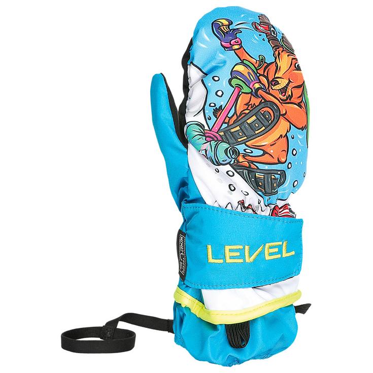 Level Moufles Animal Mitt Bleu Clair Présentation