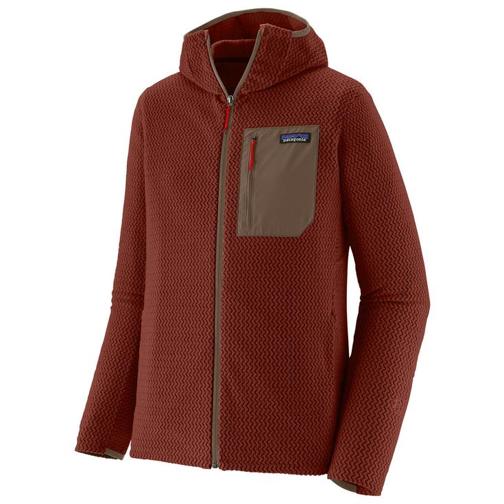 Patagonia Polaire M's R1 Air Full Zip Hoody Dried Vanilla Présentation