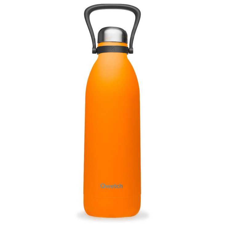 Qwetch Gourde Titan 2L Matt Pop Orange Présentation