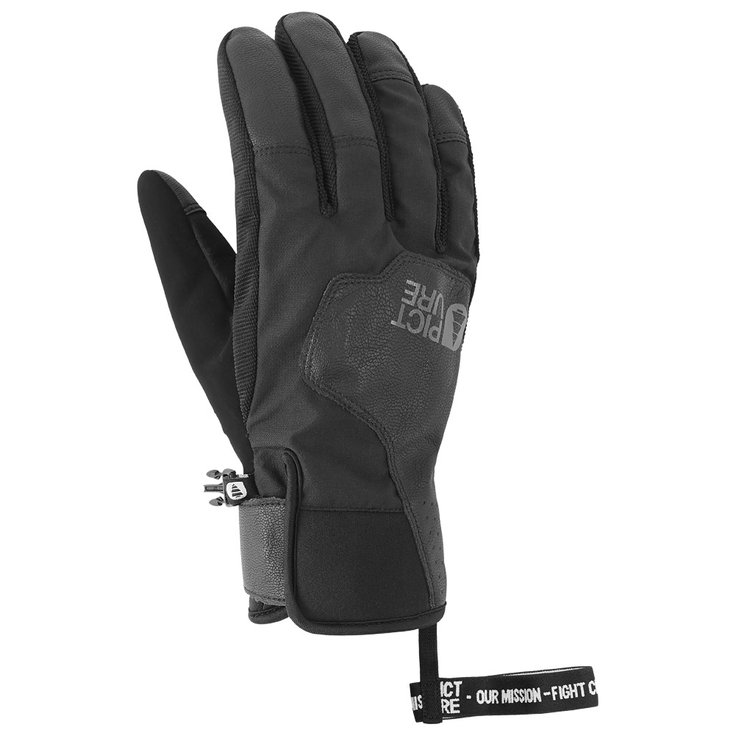 Picture Gant Hudsons Windbreaker Gloves Black Présentation