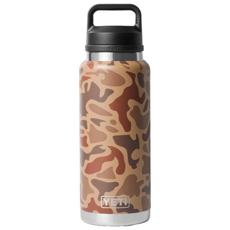 Yeti Gourde Rambler 36 Oz 1.1L Wetlands Camo Présentation