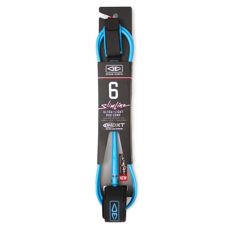 Ocean And Earth Leash Surf Ocean and Earth Slime Line Weigh Comp - Blue 