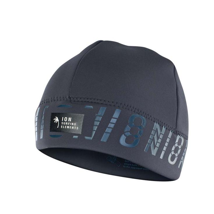Ion Bonnet Neoprene Logo 2,5mm - Steel Grey Présentation