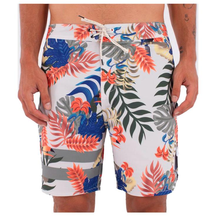 Hurley Boardshort Phantom Eco Block Party Engineered 18' Bone Présentation