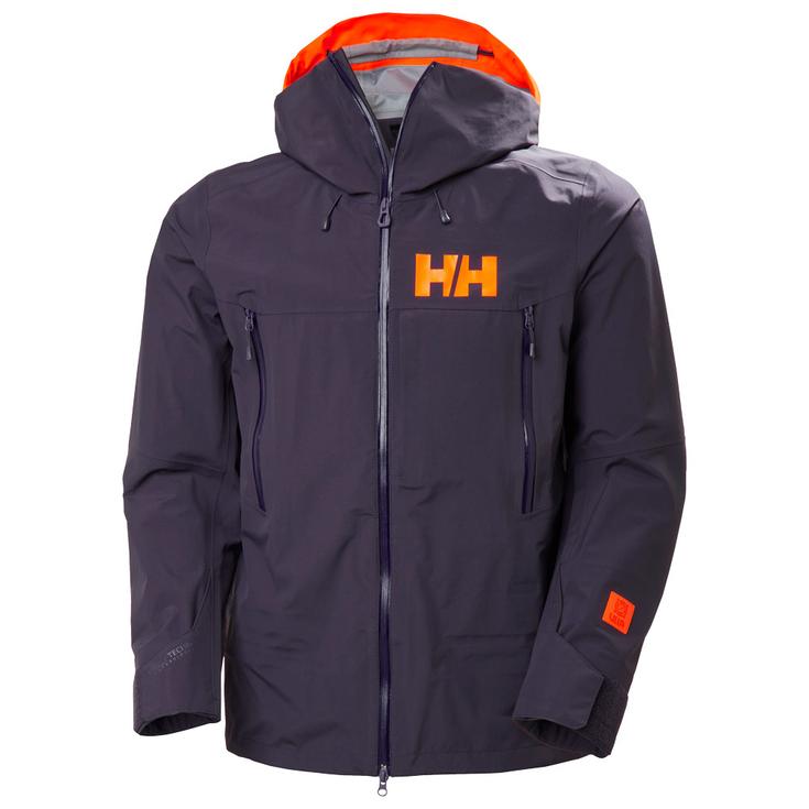 Helly Hansen Blouson Ski Sogn Shell 2.0 Black Grape Présentation