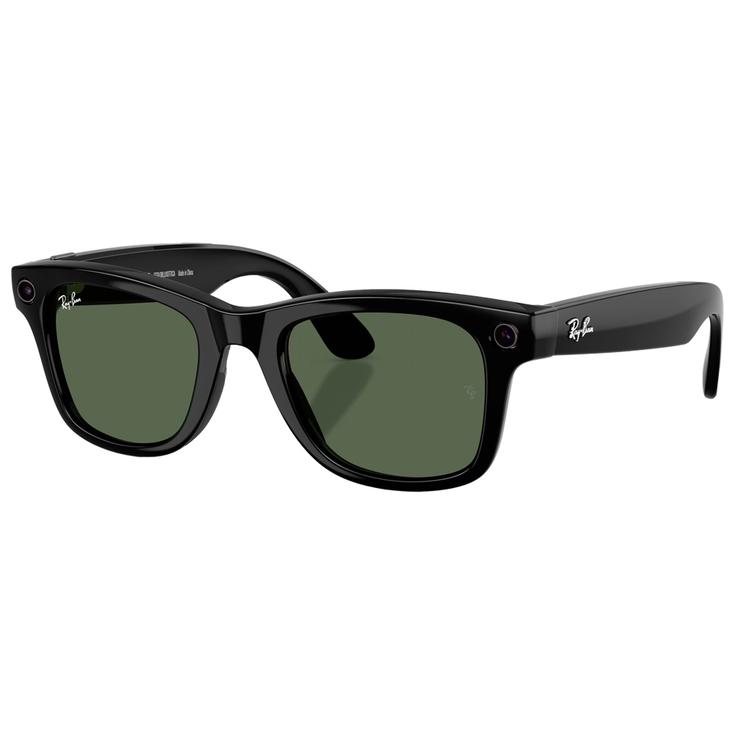 Ray Ban Lunettes de soleil Meta Wayfarer Gen 2 Shiny Black Green G-15 Présentation