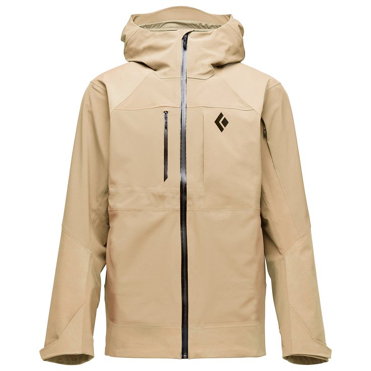 Black Diamond Blouson Ski M Recon Stretch Pro Shell Khaki Présentation