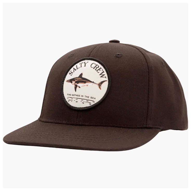 Salty Crew Casquettes Bruce Boys 6 Panel Black Présentation