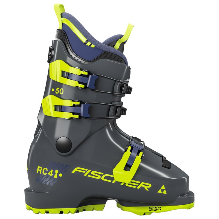 Fischer Chaussures de Ski Rc4 50 Jr Gw Rhino Grey Derrière