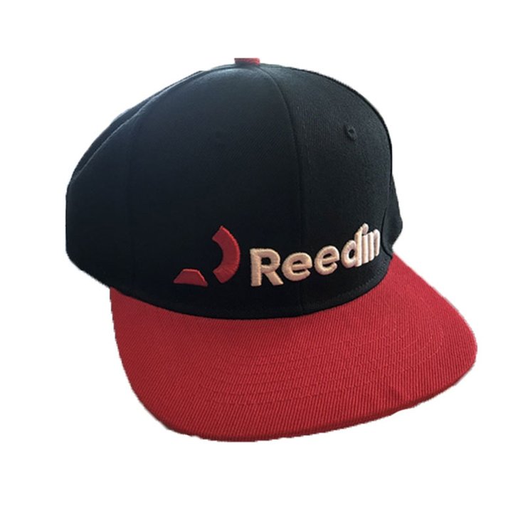 Reedin Casquettes Casquette Reedin Cap Logo - Black/Red Côté
