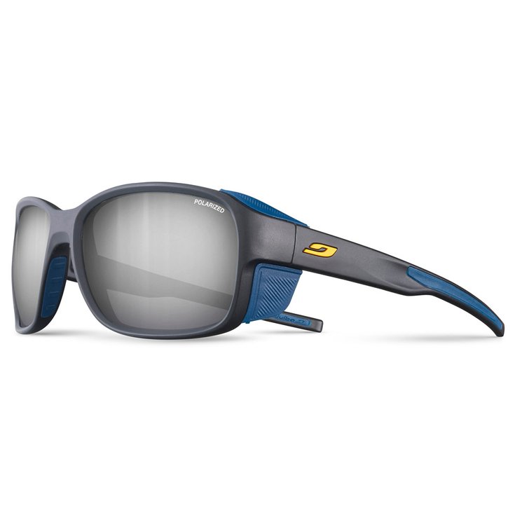 Julbo Lunettes de soleil Monterosa 2 Noir Bleu Orange Spectron 3 Polarized Présentation