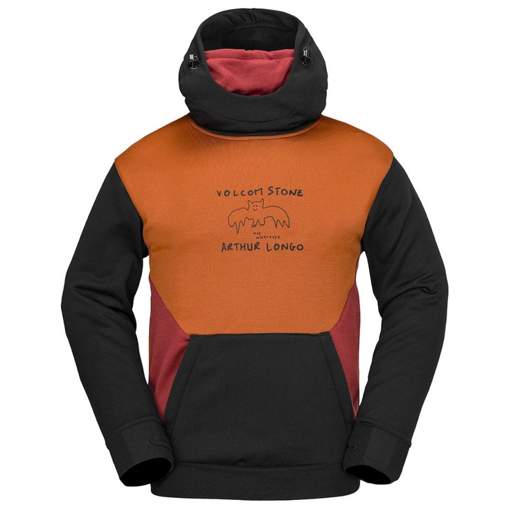 Volcom Sweat Hydro Riding Hoodie Caramel Présentation