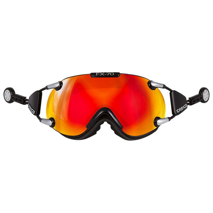 Casco Visière Fx-70 Carbonic Schwarz Orange Cat.2 Présentation