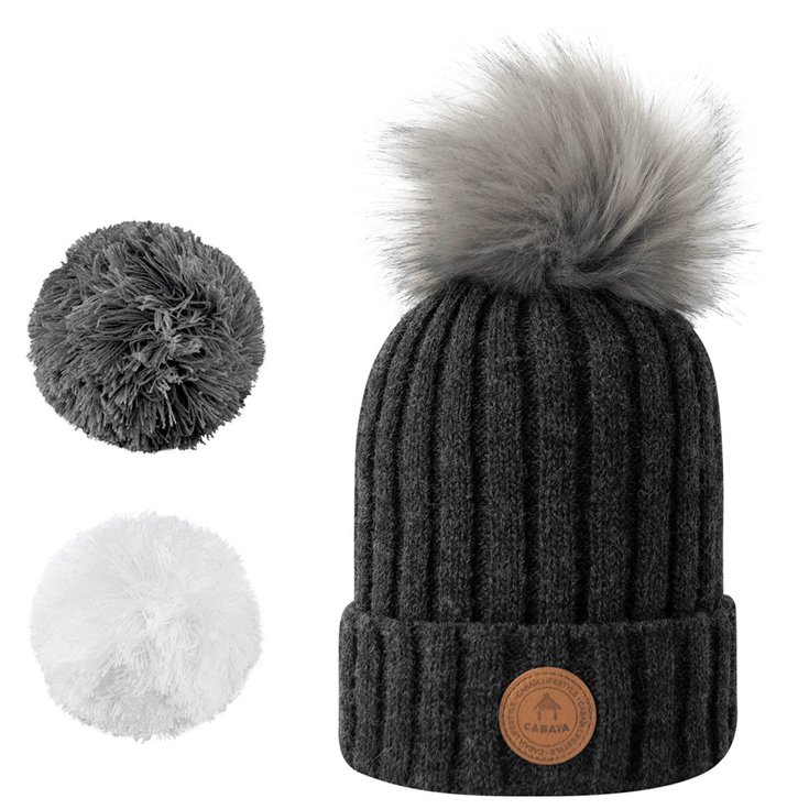 Cabaia Bonnet Kir Royal Beanie Grey Présentation