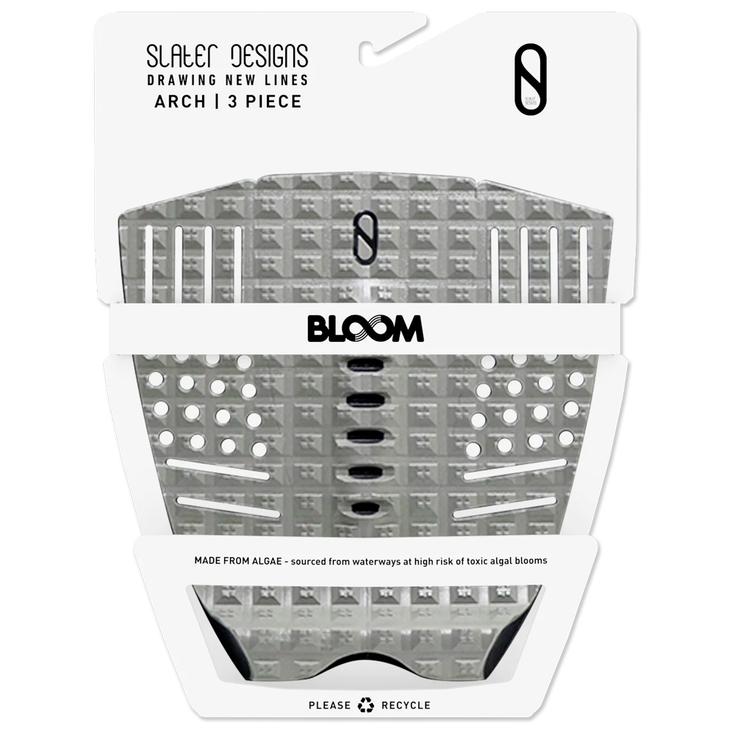 Firewire Pad Surf Slater Designs 3 Piece Arch Traction Charcoal Black Présentation