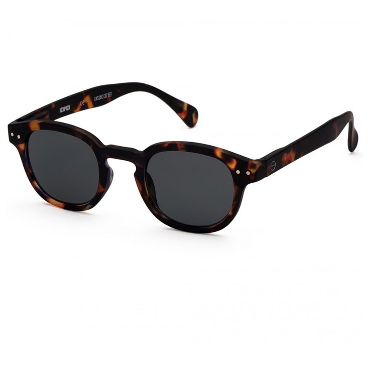 Izipizi Lunettes de soleil Sun #C Tortoise Soft Grey Présentation