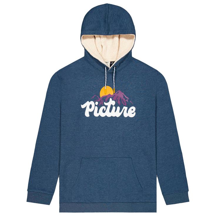 Picture Sweat Julka Plush Dark Blue Melange Présentation
