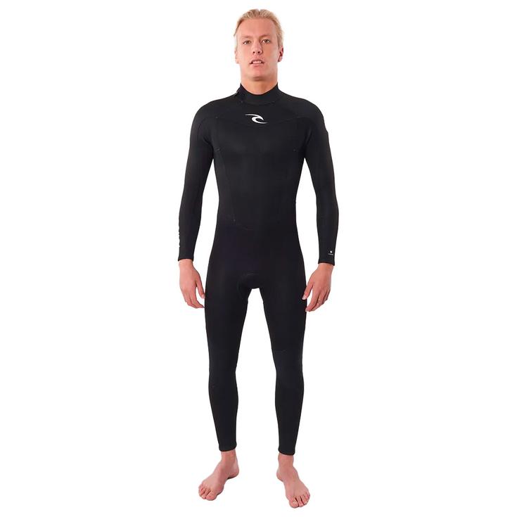 Rip Curl Combinaison Intégrale Freelite 4/3 Back Zip Black Présentation