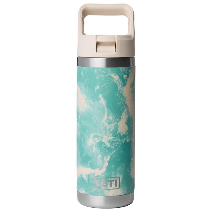 Yeti Gourde Rambler 18 Oz (532 ml) Seafoam Pattern Présentation
