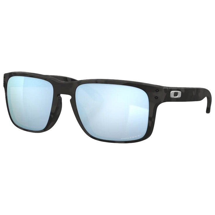 Oakley Lunettes de soleil Holbrook Matte Black Camo Prizm Deep Water Polarized Présentation