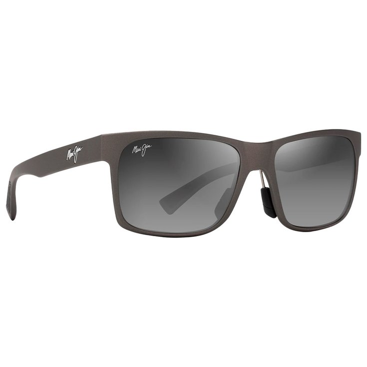 Maui Jim Lunettes de soleil Hoopili Metal Matte Grey Neutral Grey Mineral Superthin Présentation