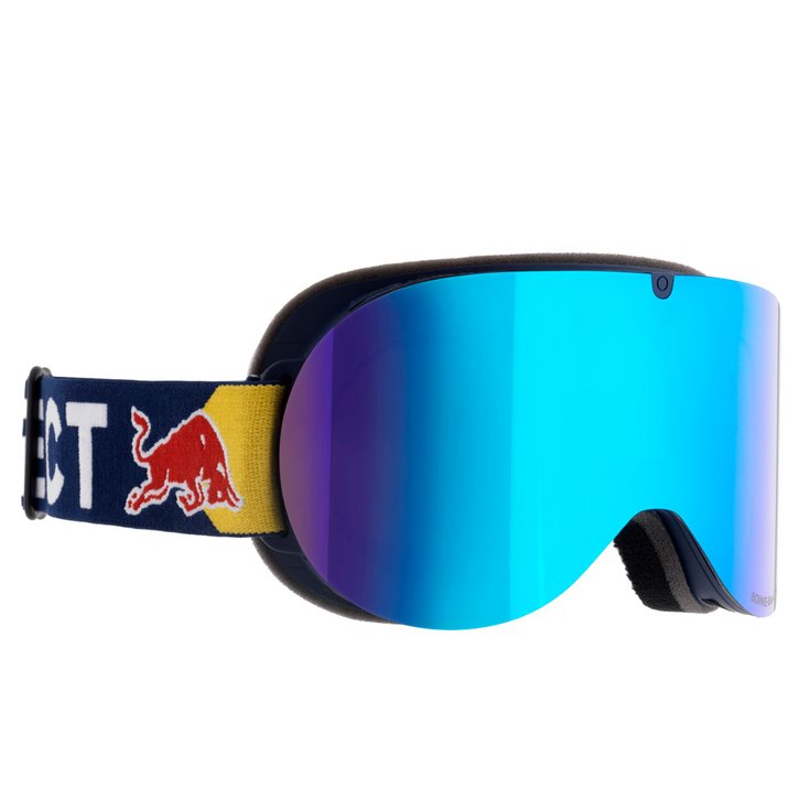 Red Bull Spect Masque de Ski Bonnie Dark Blue Blue Snow Smoke with Blue Mirror cat. S3 - Sans Présentation