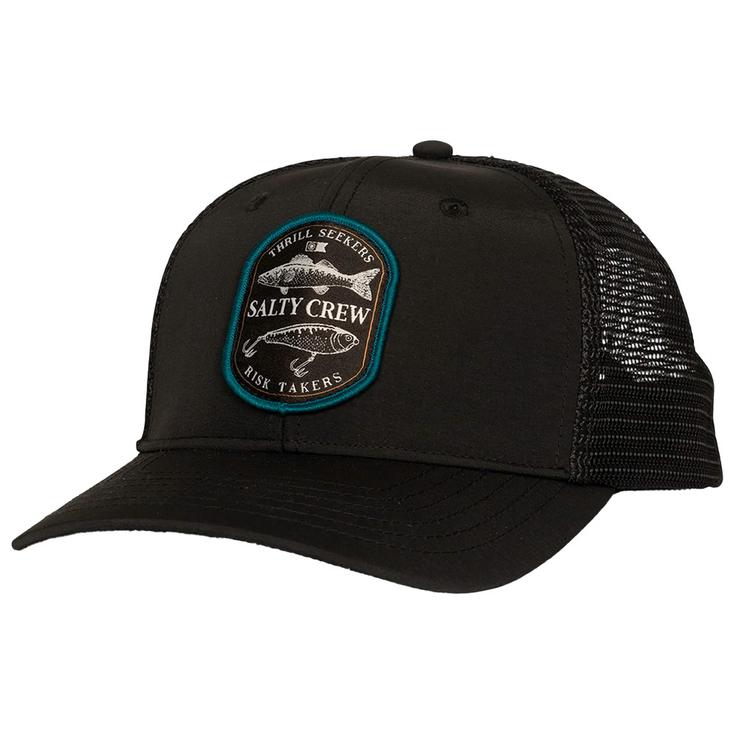 Salty Crew Casquettes Baited Retro Trucker Black Présentation