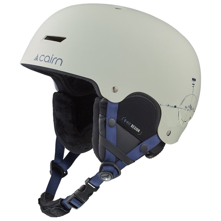 Cairn Casque Darwin Junior Mat Agate Grey Mountain Présentation