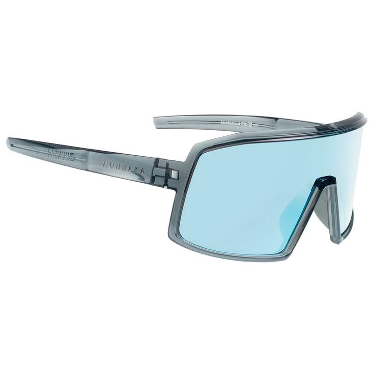 Mundaka Optic Lunettes de soleil Khardung Crystal Grey Smoke Cx Full Blue Revo Présentation