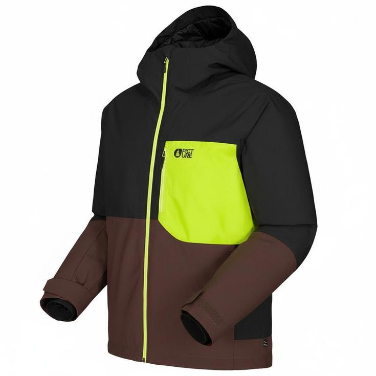 Picture Blouson Ski Nitric Chicory Coffe Lime Black Présentation