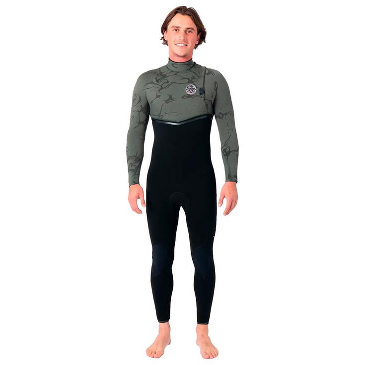 Rip Curl Combinaison Intégrale E-Bomb Zip Free 4/3 Deep Cactus Présentation