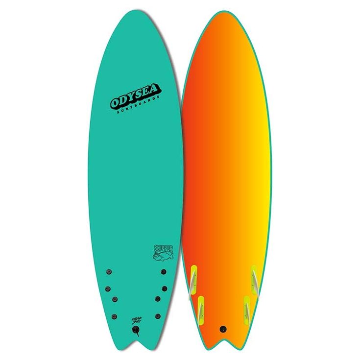 Catch Surf Board de Surf Odysea Skipper Quad - Emerald Green Gradient Profil