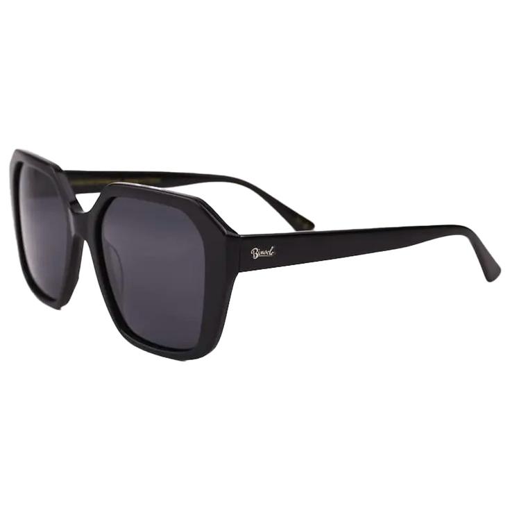 Binocle Eyewear Lunettes de soleil Sevilla Shiny Black Gradient Grey Polarized Présentation
