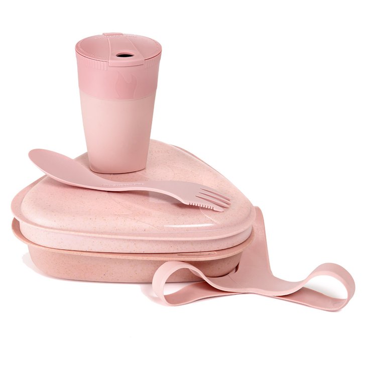 Light My Fire Kit Repas Complet Messkit Bio Dusty Pink Présentation