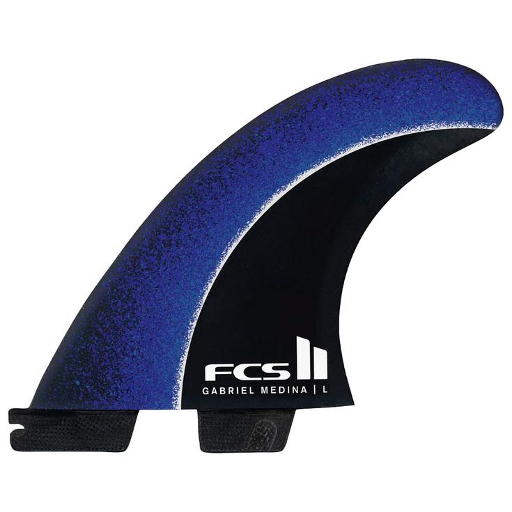 Fcs Ailerons Surf II Gabriel Medina PC Aircore Tri Blue Présentation