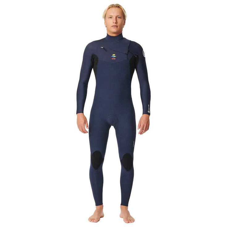 Rip Curl Combinaison Intégrale Dawn Patrol 3/2 Front Zip Dark Navy Présentation