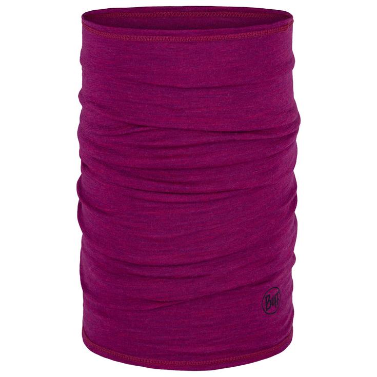 Buff Tour de cou Merino Lightweight Neckwear Solid Magenta Présentation