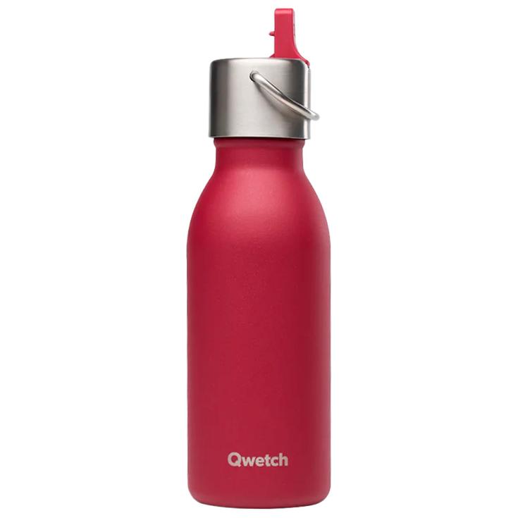 Qwetch Gourde Kids 350 ml Sport Active Matt Grenat Présentation